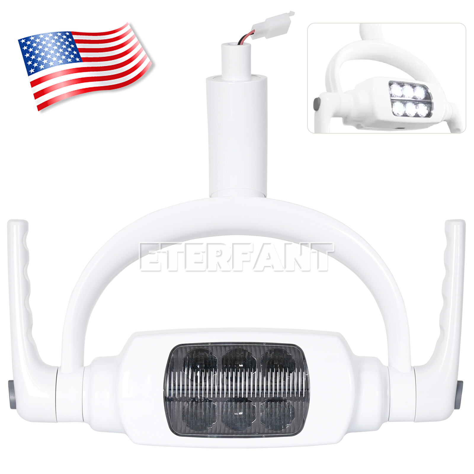 Dental 6LED Shadowless Oral Lamp Light Induction Sensor For Dental Chair 8W/9W