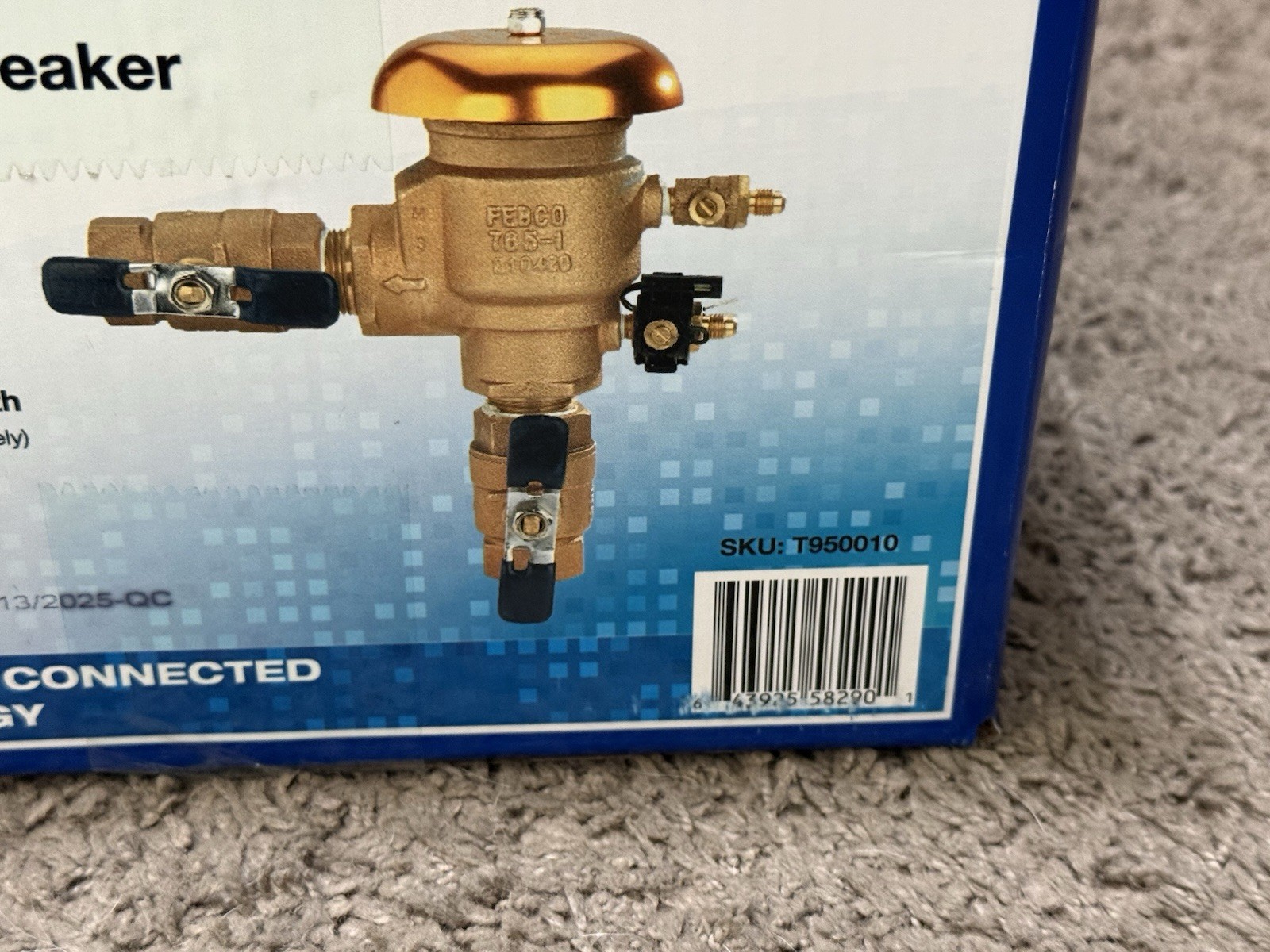 Febco 765-QT-FZ 1 in. Bronze Pressure Vacuum Breaker Backflow Preventer NEW