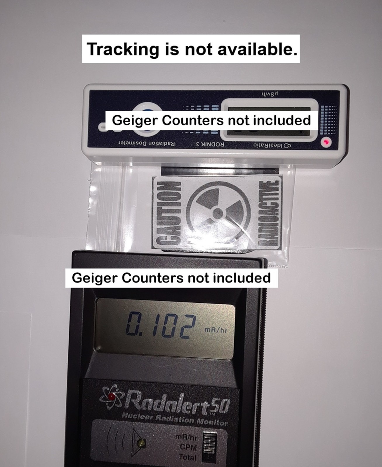 1Pc Ultra Safe Geiger Counter Check Test Source Sample Card