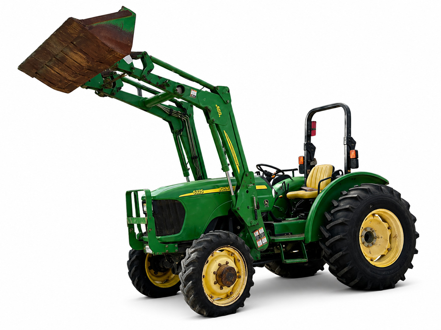 John Deere 5325 Tractor Diesel 4×4 Loader PTO Clean Runs Strong 2008