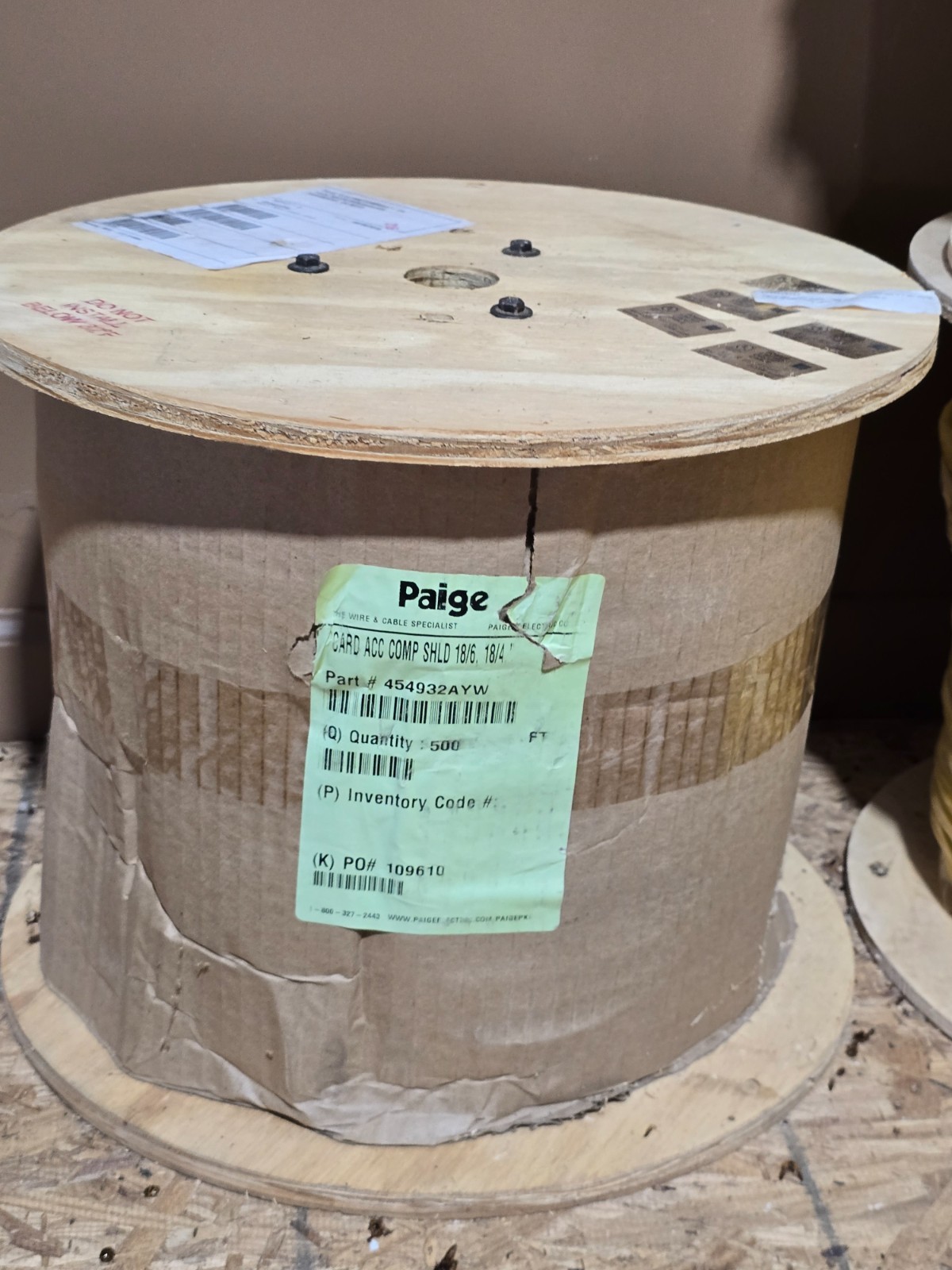 PAIGE 454932AYW 18/6c, 18/4c, 16/2c, 22/4c All in One, Stranded, Shielded