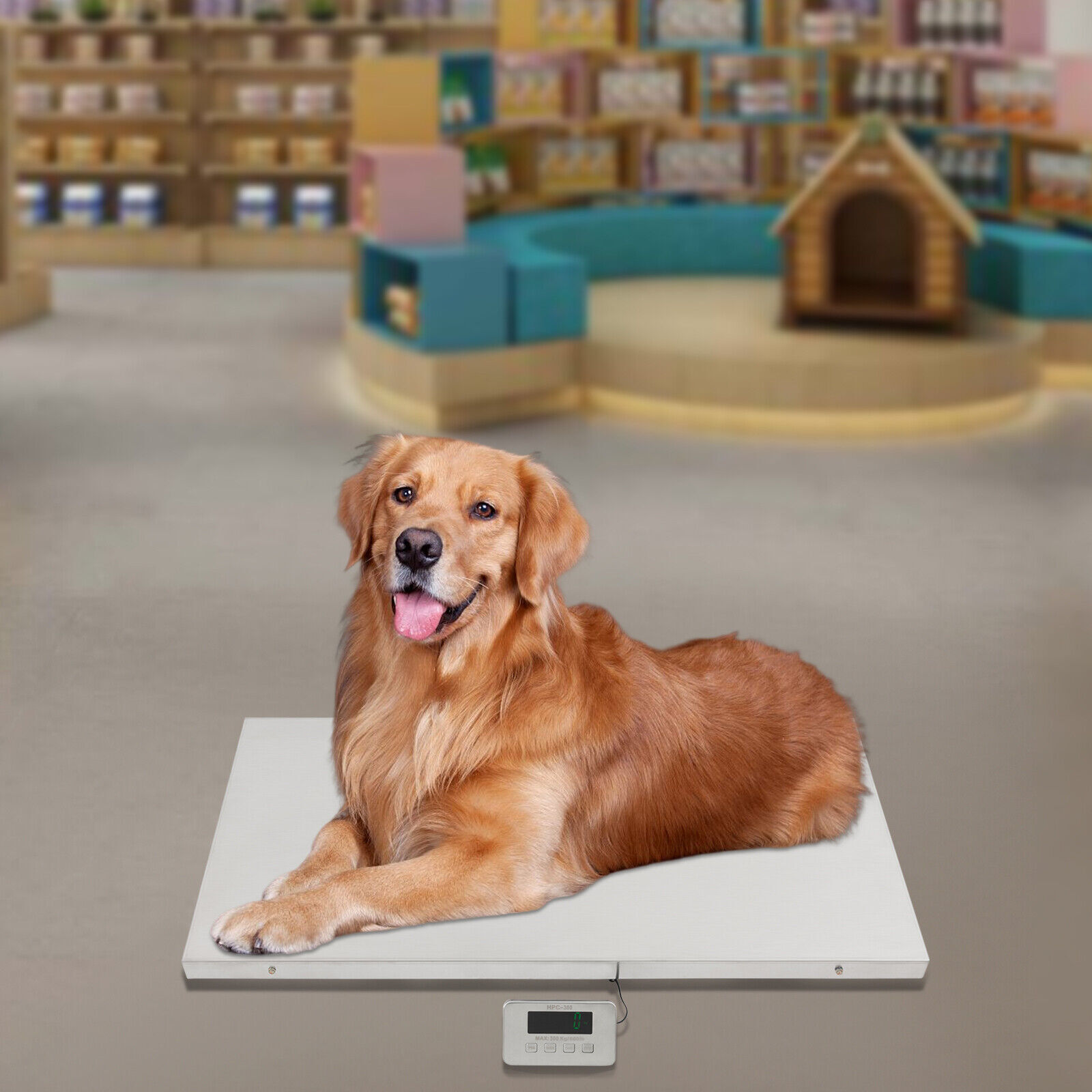 700×0.2lb Digital Livestock Scale Large Pet Dog Sheep Goat Scale LED Heavy Duty