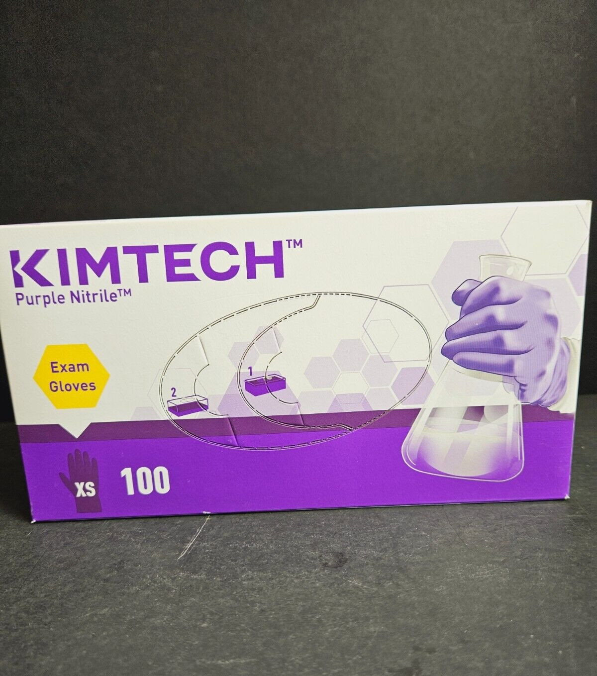 Kimtech Nitrile Gloves Extra Small Powder Free 10 Boxes with 100 Gloves Each