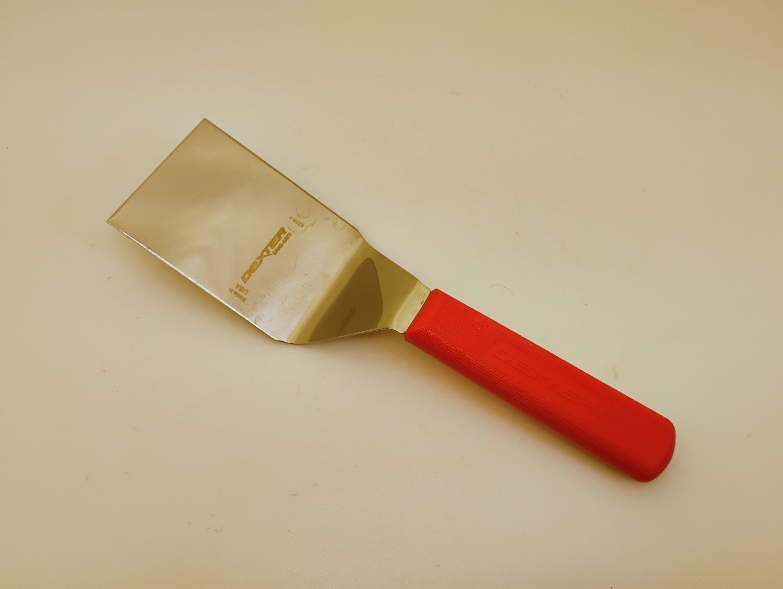 Dexter USA Set(2) 4X3 Spatulas Server Turners Grill Griddle S286-4 Stainless Red
