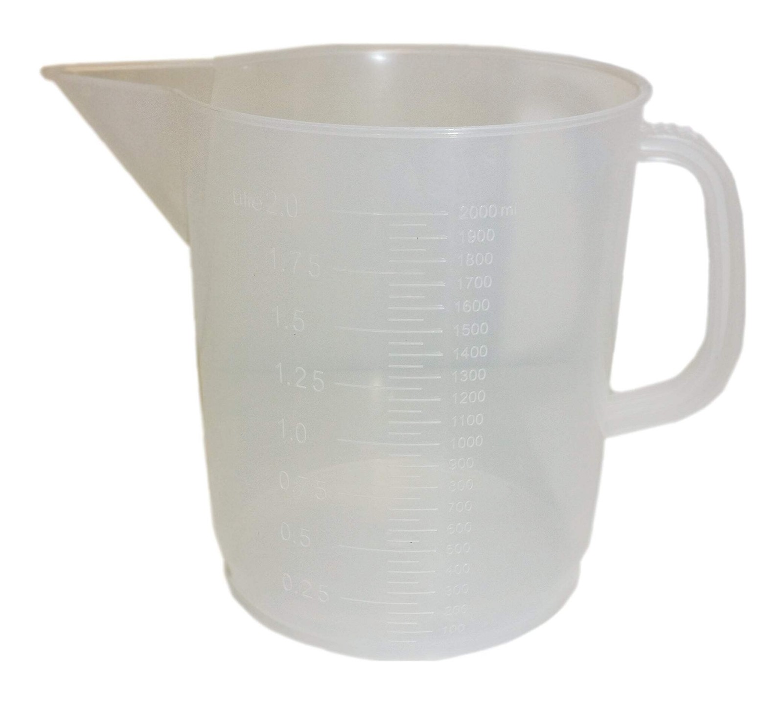 Beaker, Jug, Polypropylene, 2000ml
