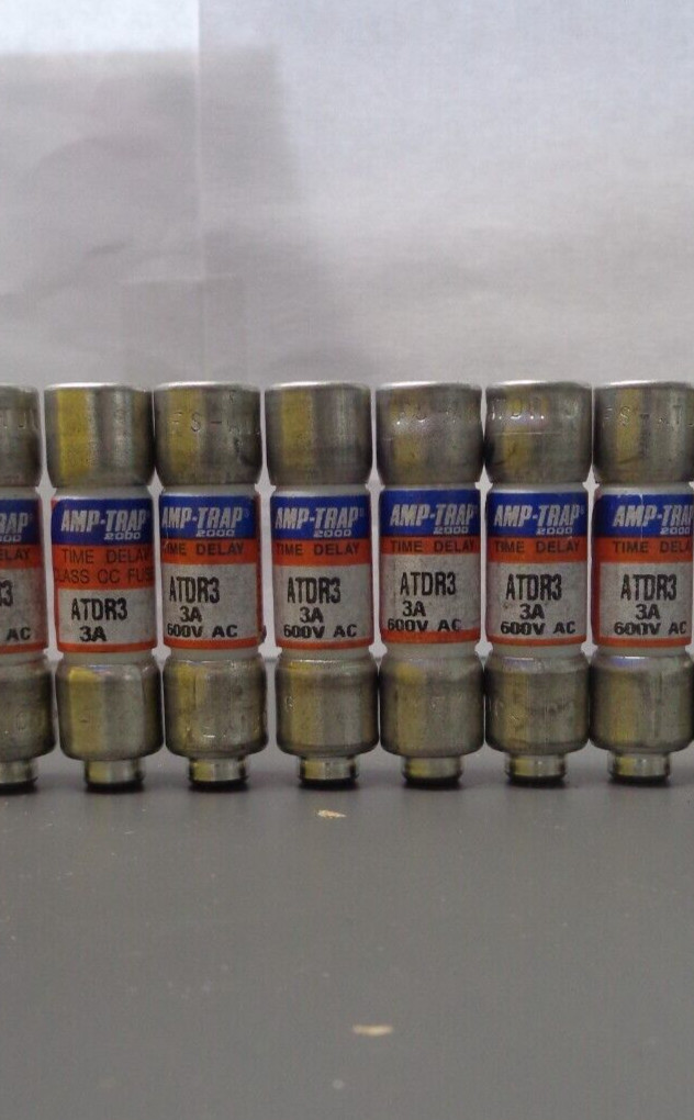 Nice Lot Shawmut ATDR3 3 Amp Fuses LPCC 3 Class CC 600V