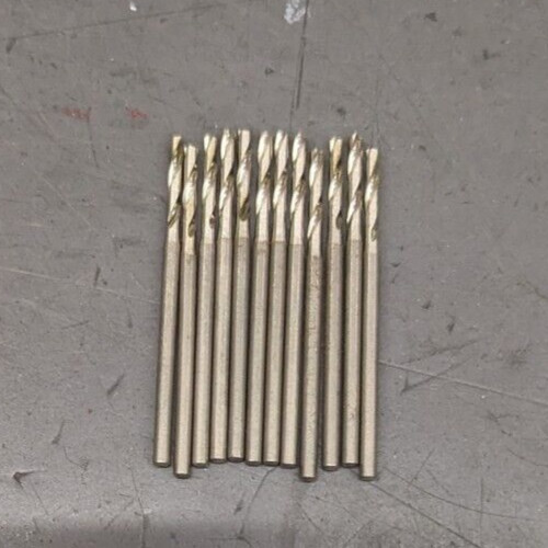 12 Egda 1.24mm Micro Drills 1.5mm Shank HSS NOS Switzerland – 1.24mm 1.24 mm