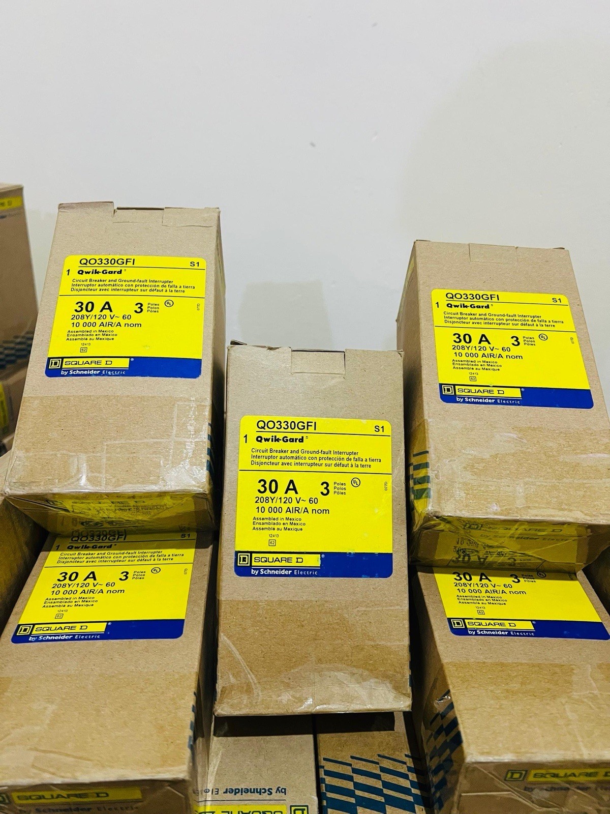 New Square D Breakers QO330GFI