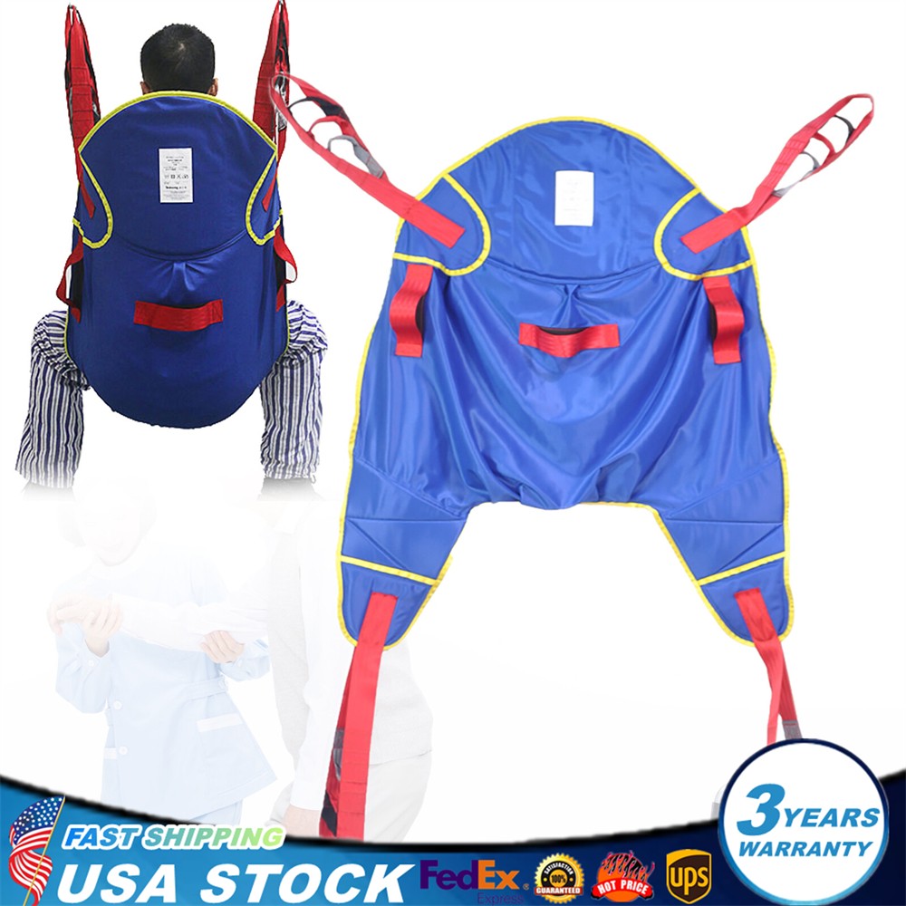 Comfortable Patient Lift Sling Full Body Protective Hoyer Drive Transfer Belt US