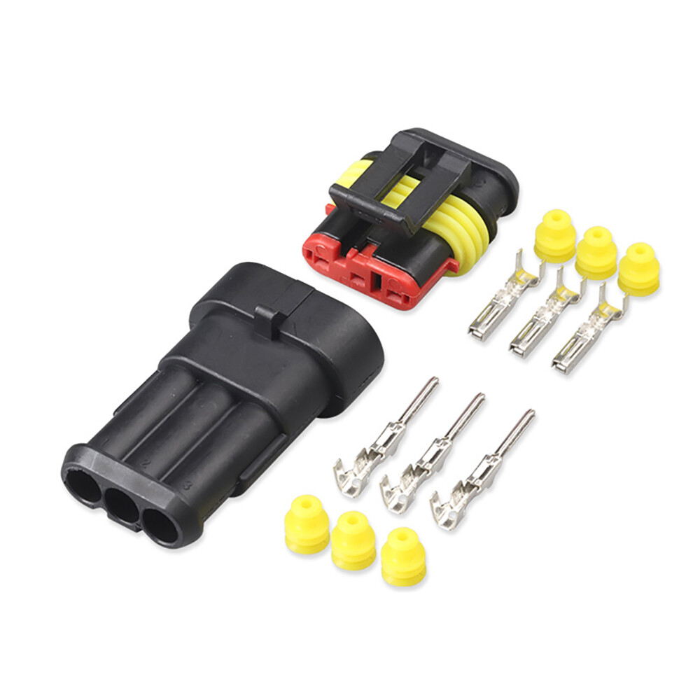Car 1 2 3 4 5 6 Pin Superseal Waterproof Electrical Terminal Wire Connector Plug