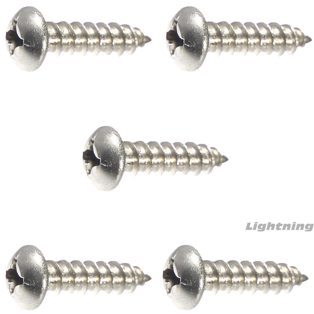 Stainless Steel Phillips Drive Sheet Metal Tapping Screws Grade 18-8 Qty 50 pc