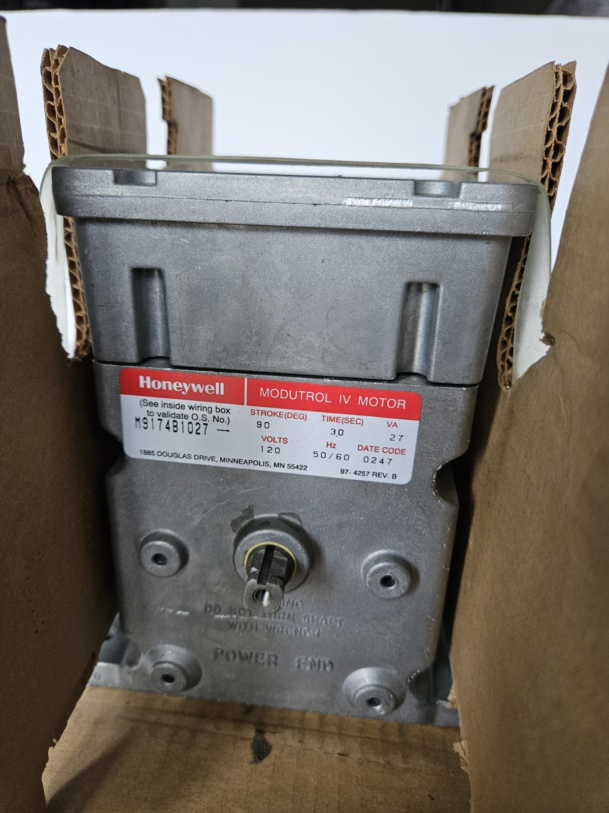 New HONEYWELL Modutrol Motor M9174B1027