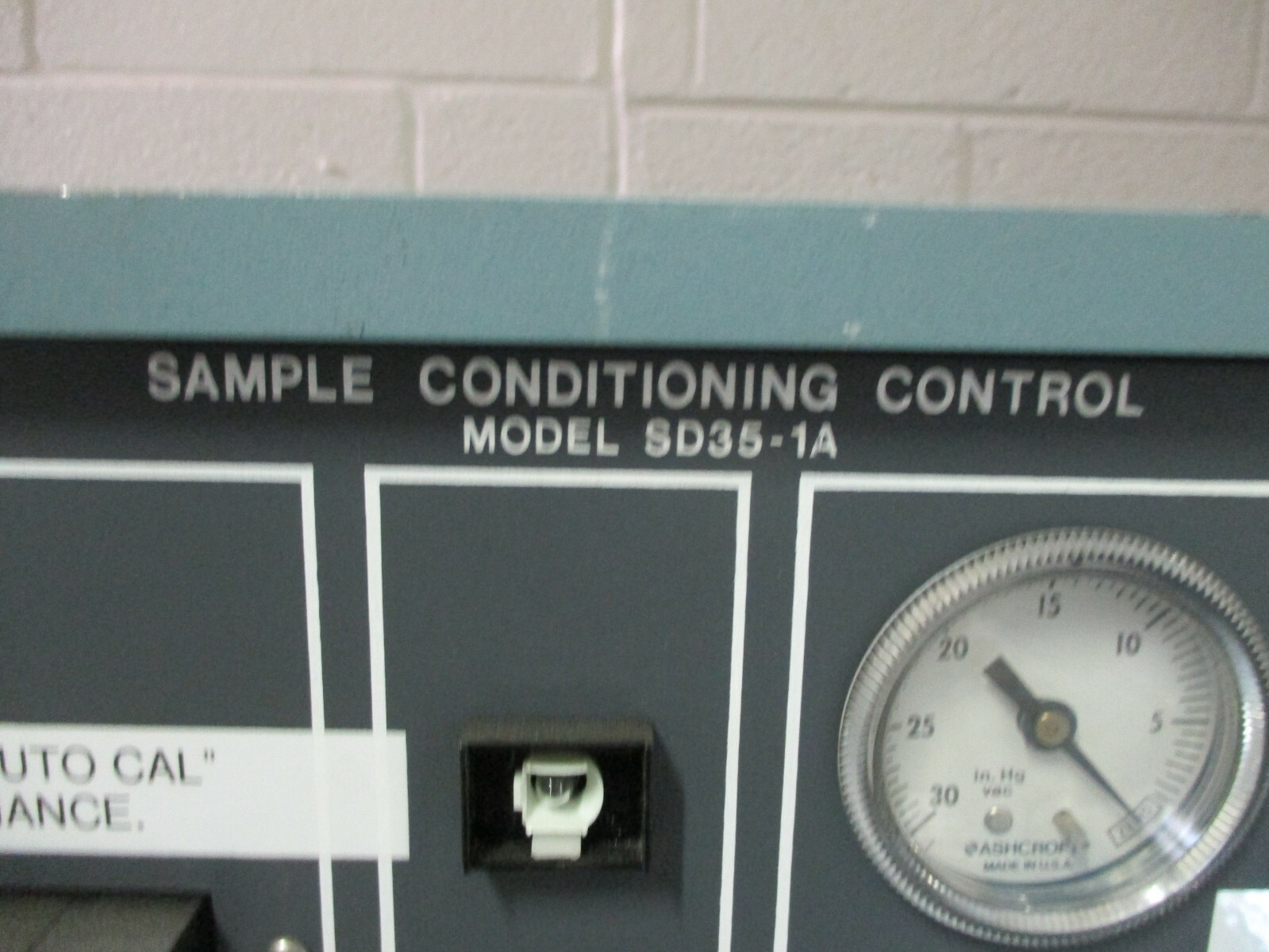 CSI Columbia Scientific Industries SD-35-1A SD351A Sample Conditioning Control
