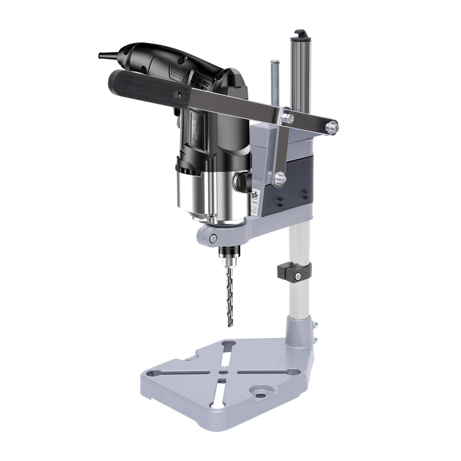 Electric Drill Hand Press Stand Bench Clamp Support Holder Tool Workbench Pillar