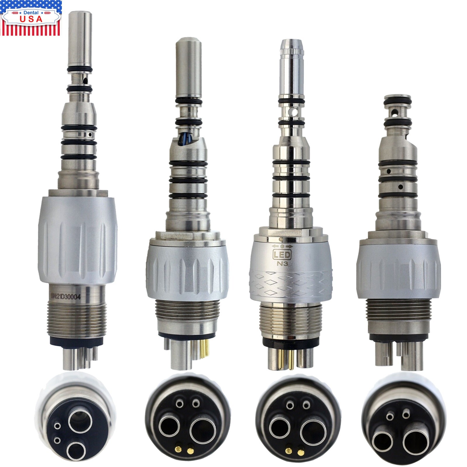 For KaVo MULTIflex Coupler 4 6 Hole BEING Dental Handpiece Coupling Fiber Optic