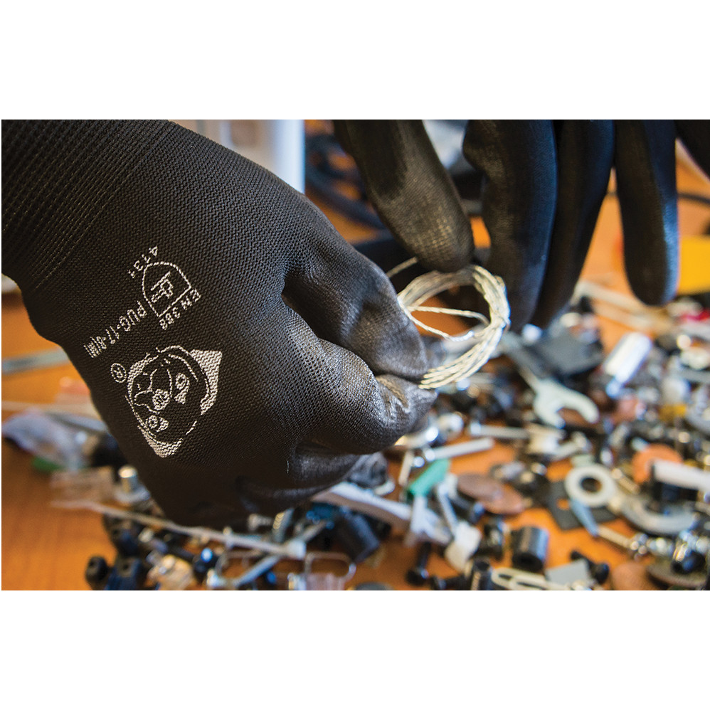 POLYURETHANE COATED GENERAL PURPOSE NYLON WORK GLOVES PUG17 LIGHTWEIGHT (XS-XXL)