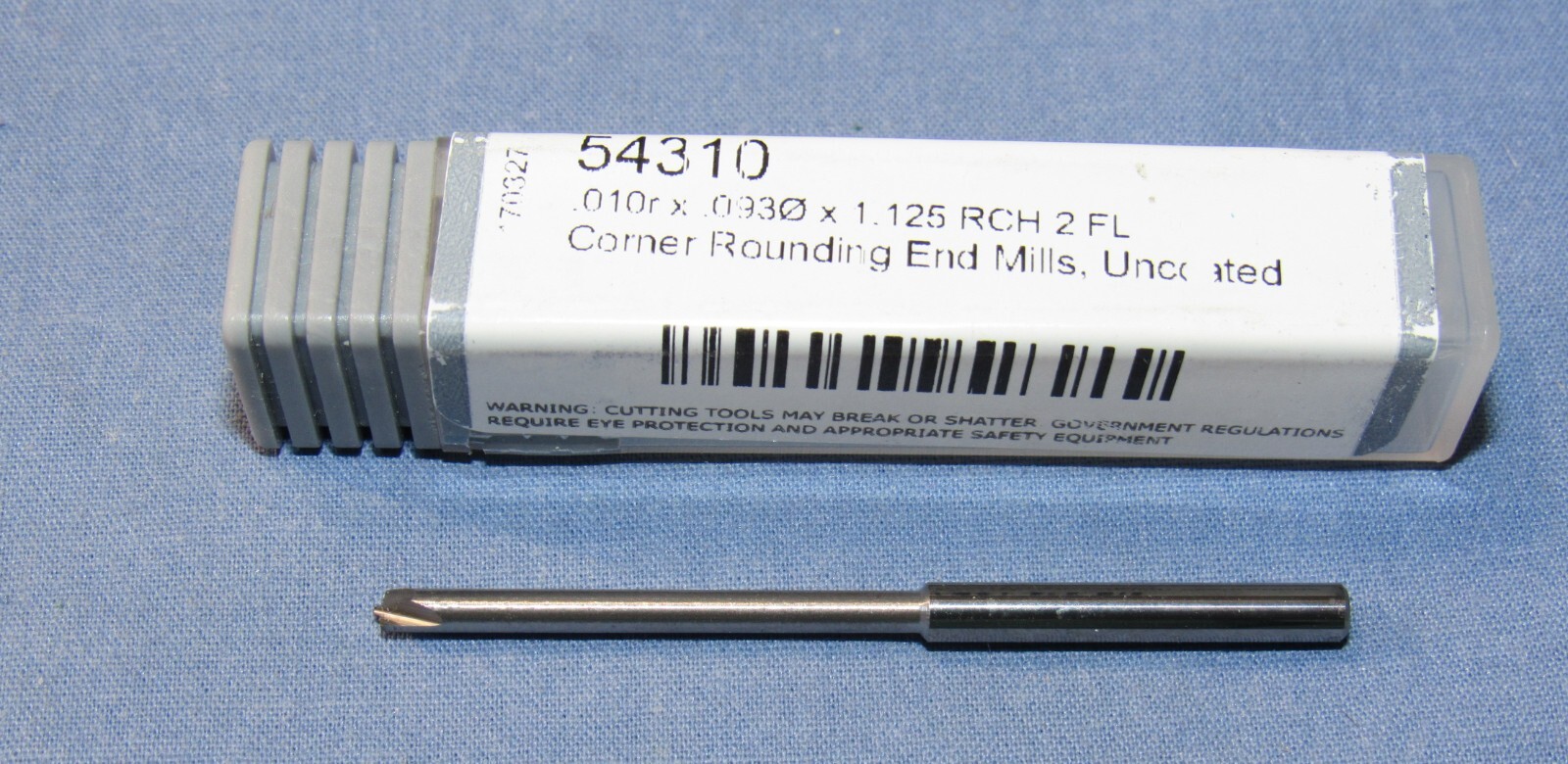 New Harvey Tool carbide Rounding end mills 0.010″R. 1-1/8 Reach .020″ Pilot