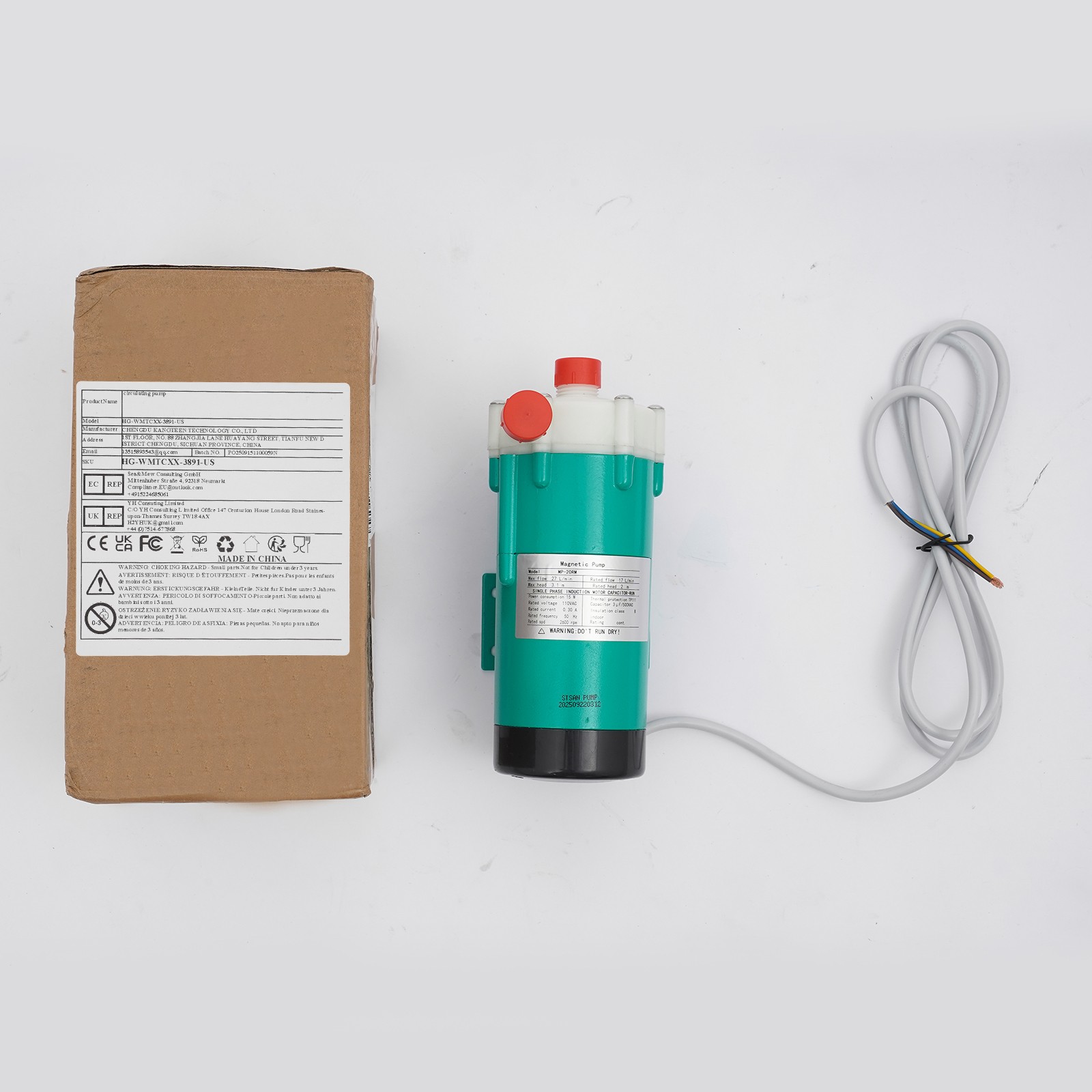 Magnetic Drive Circulating Pump Chemical Pump Corrosion Resistant Pump MP-20R