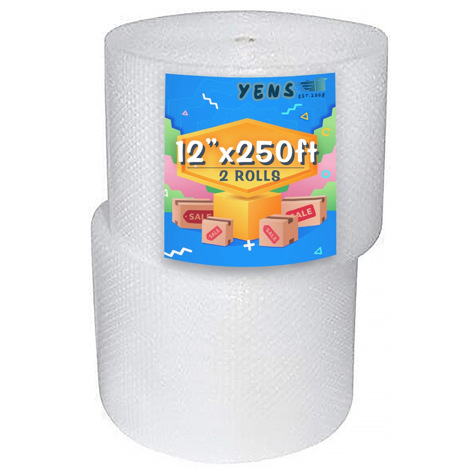 1/2″x 12″Large Bubble Packaging wrap 250ft Mailing/ Shipping/ Moving/ Protection