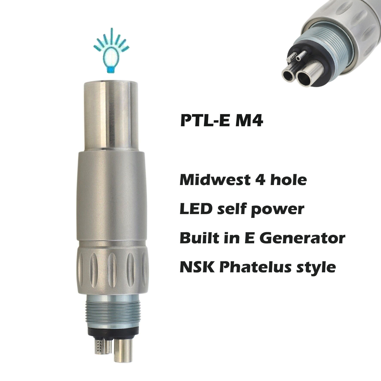 BEING Dental 45 Degree Surgical Handpiece High Speed Kavo NSK Coupler 4 6 Holes