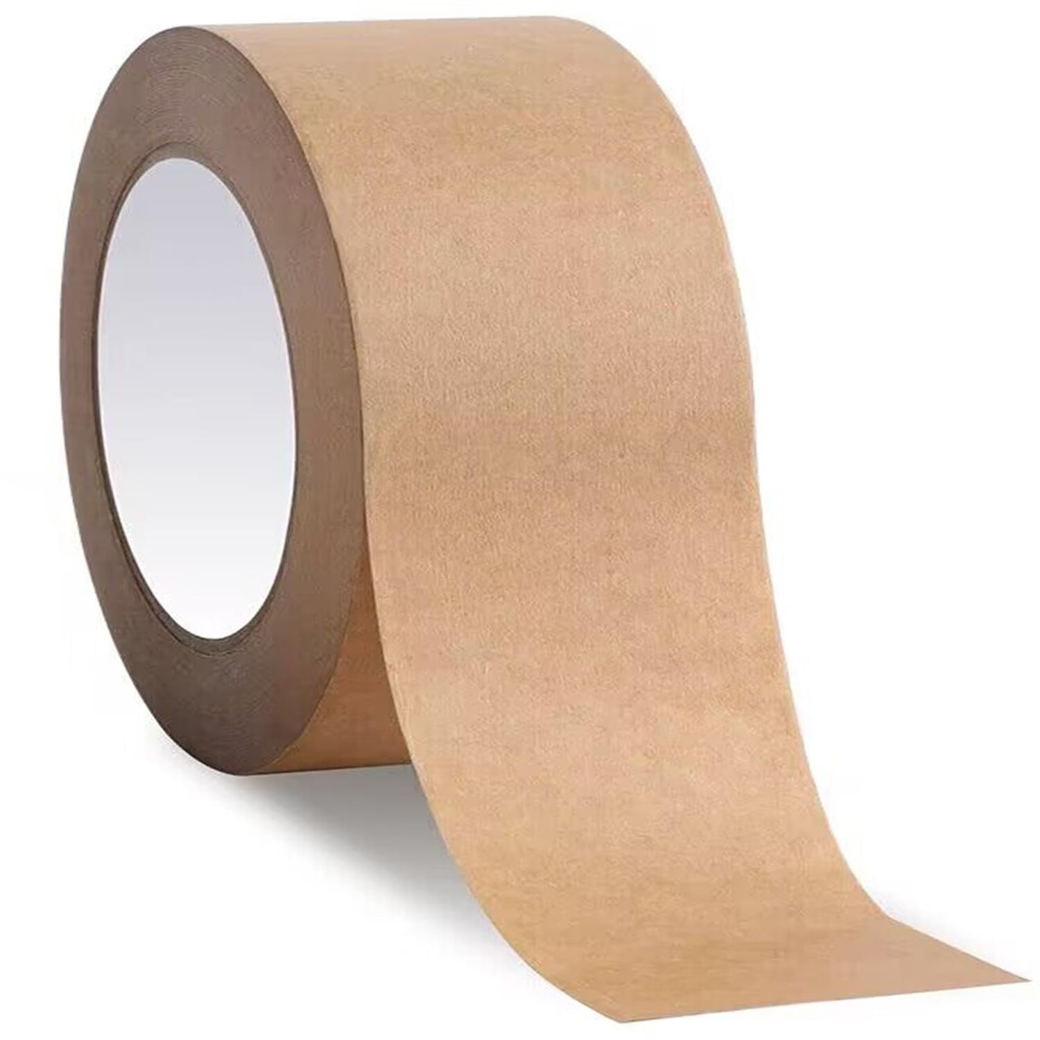 1 Roll 2″x55 Yard Self-Adhesive Kraft Paper Carton Box Sealing Packing Tape