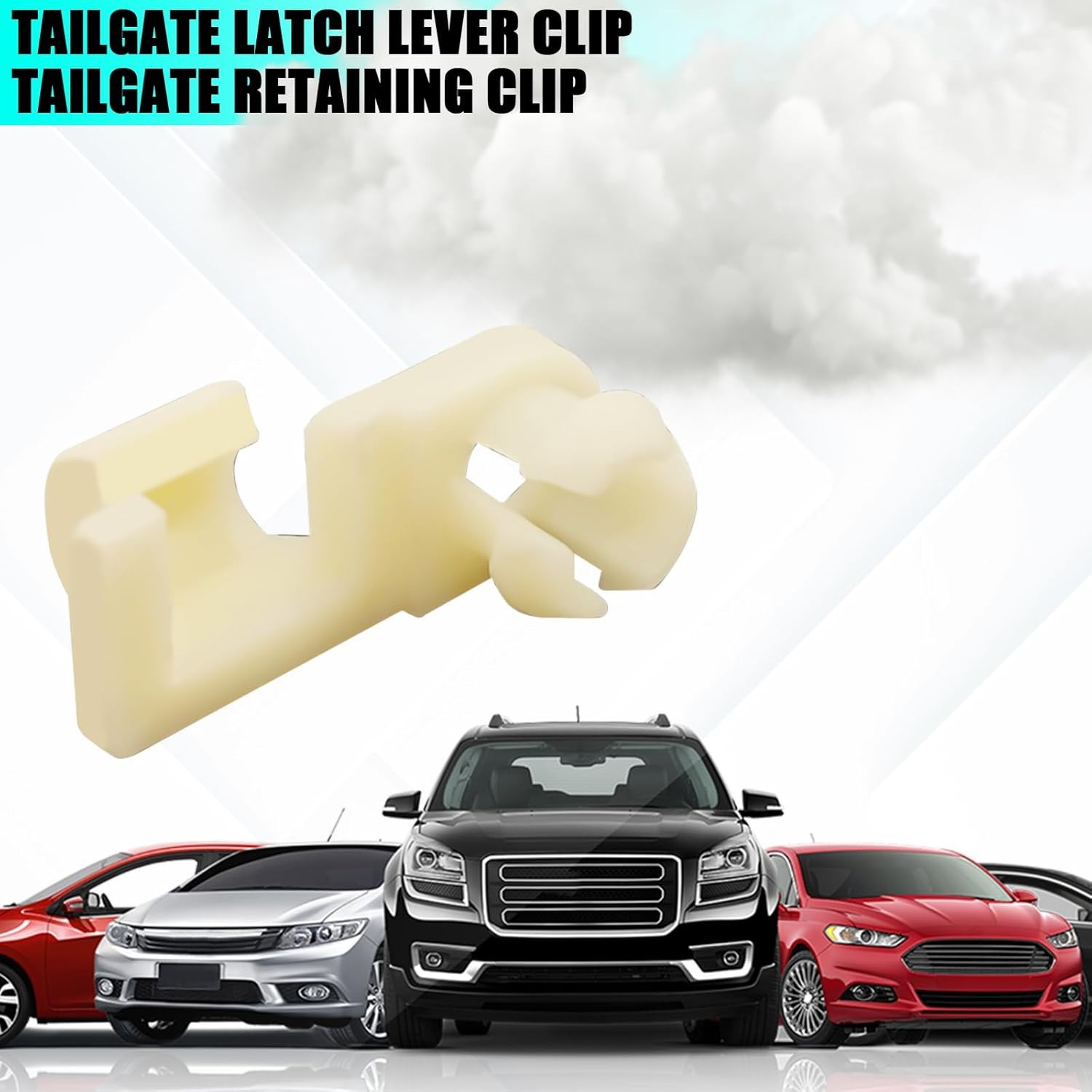 25PCS Rod Clips Tailgate Lock Handle Retainer Rod Clip 3/16 for GM Chevy GMC Tru