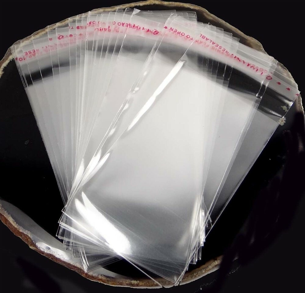 100 Ultra Clear OPP Self Adhesive Seal Plastic Bags 2″ X 3″