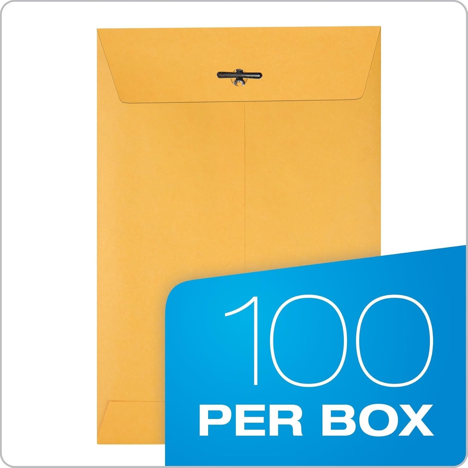 Clasp Envelopes, 6.5 x 9.5 Inch Brown Kraft Catalog Envelopes, for Mailing Sm…
