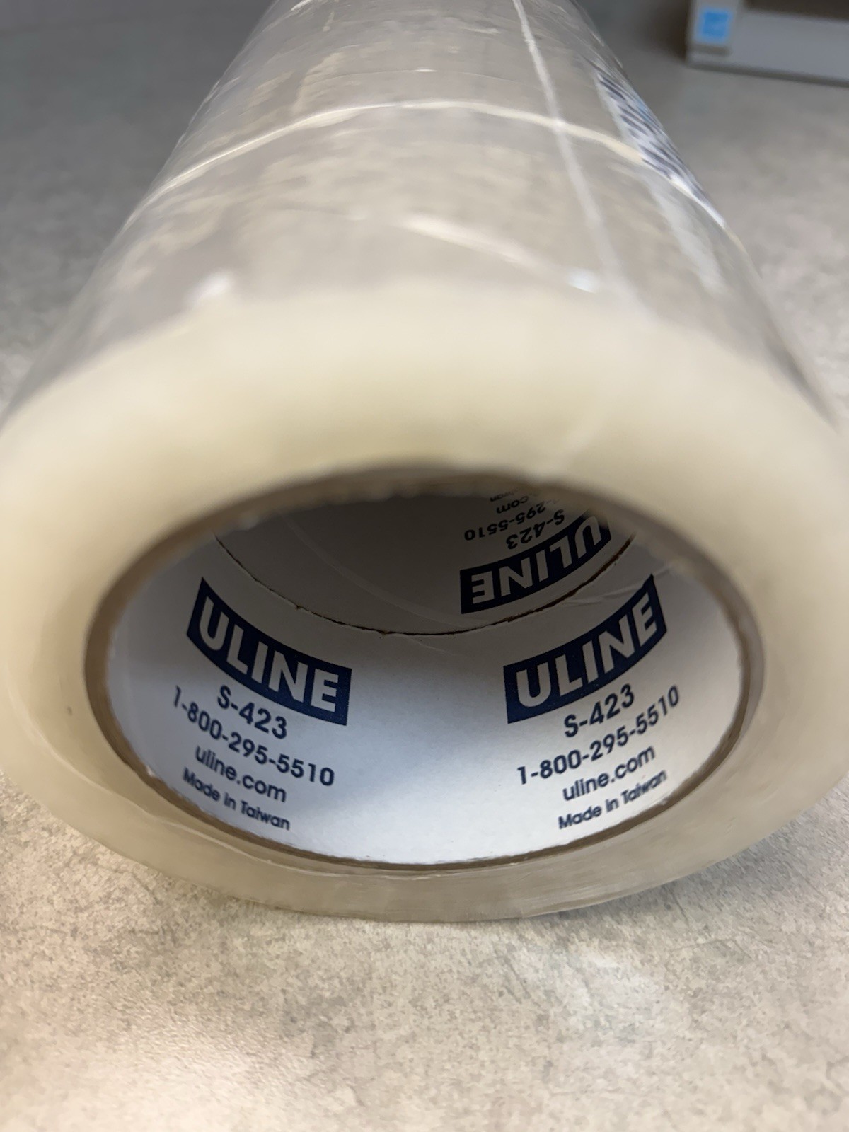 6 PACK ULINE S-423 Industrial Tape 2″ x 110 yds -2 Mil, Clear Shipping Tape