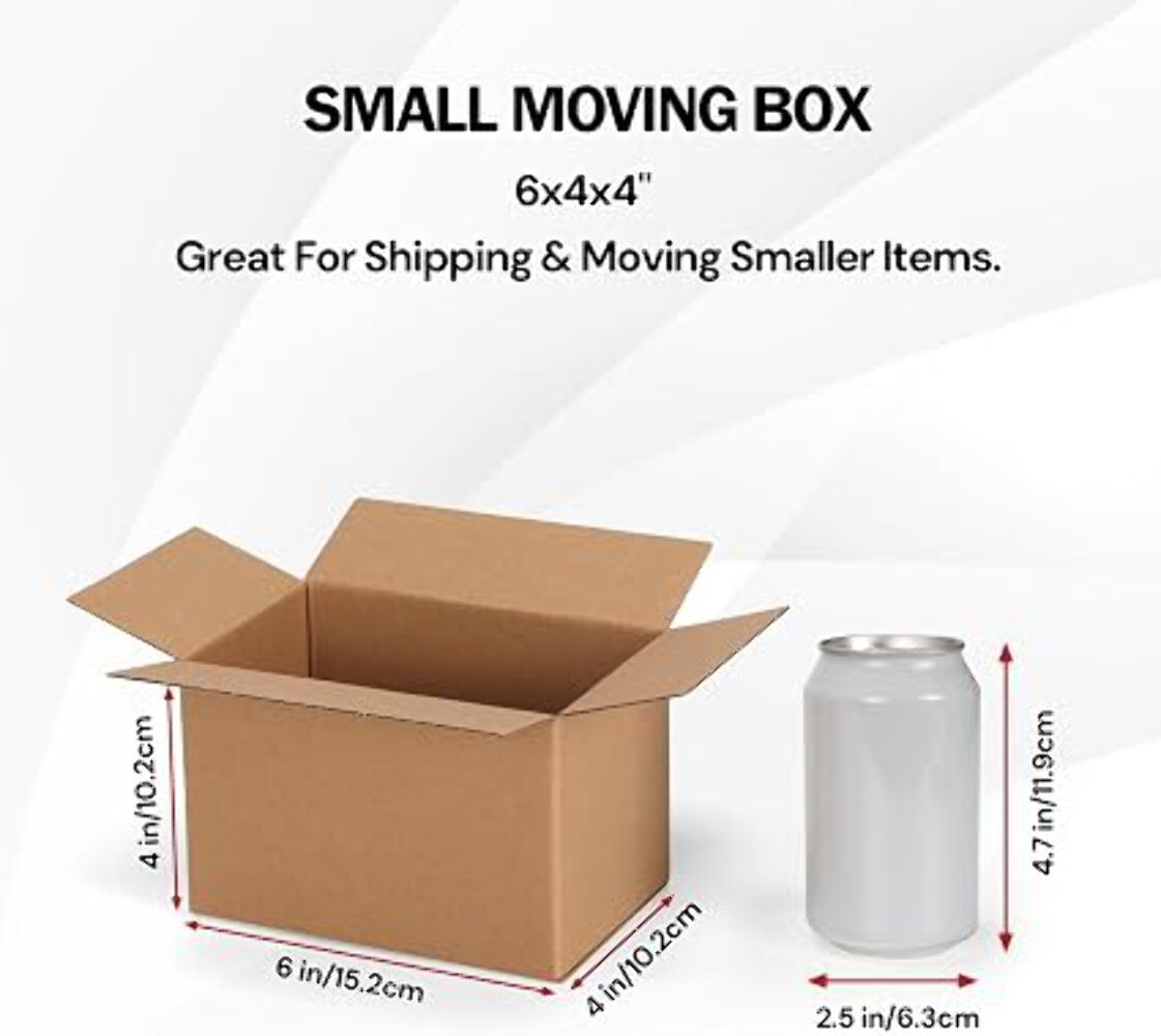 100 6x4x4 Cardboard Paper Boxes Mailing Packing Shipping Box Corrugated Cartons