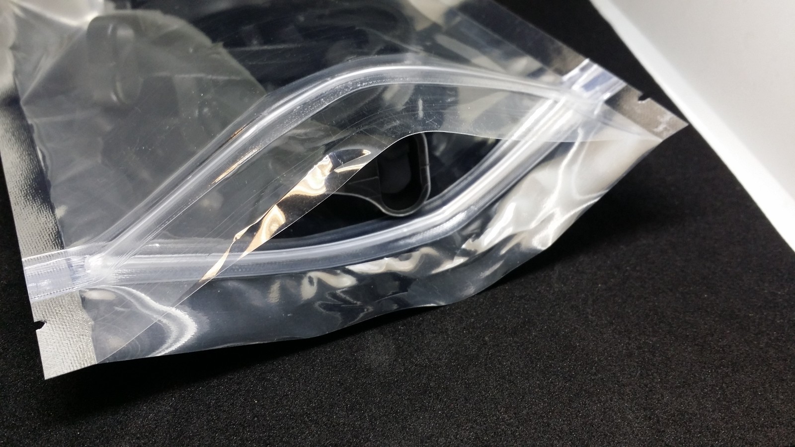 Clear & Silver Aluminium Foil Reusable Zip Bag Food Save Flat Mylar Metallic