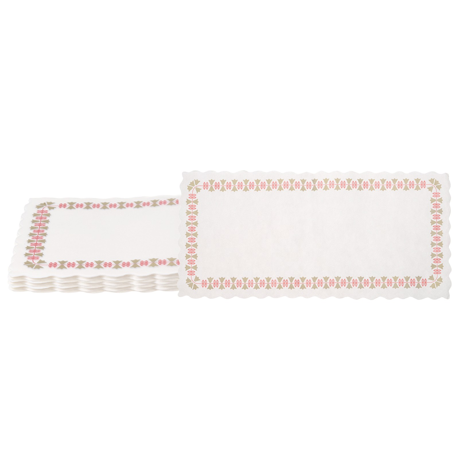 300pcs Paper Doilies 4.5″x9.5″ Paper Doilies Placemat, White