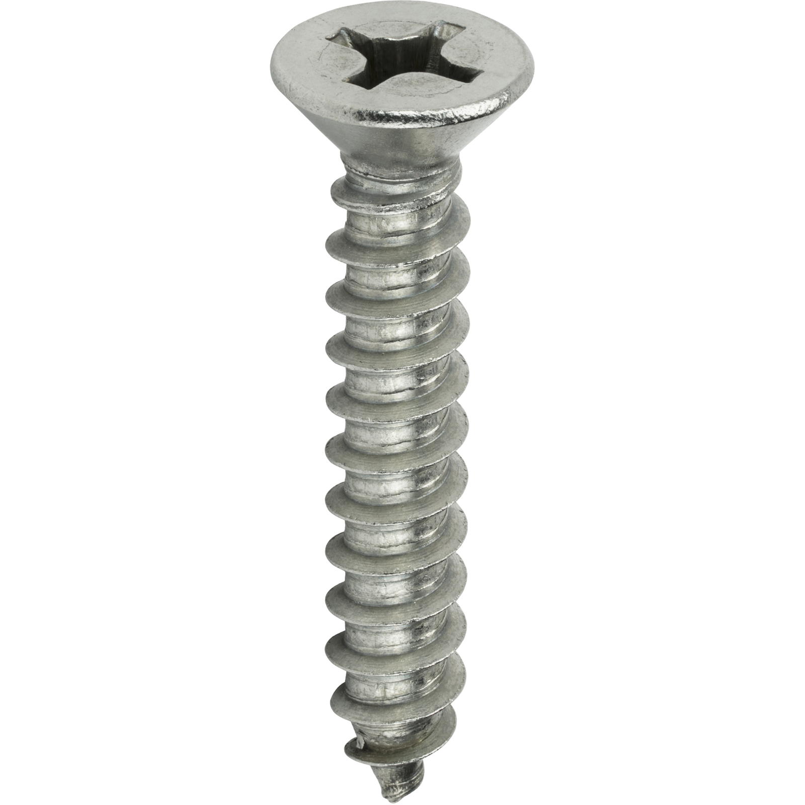 #4 Phillips Flat Head Self Tapping Sheet Metal Screws Stainless Steel All Sizes