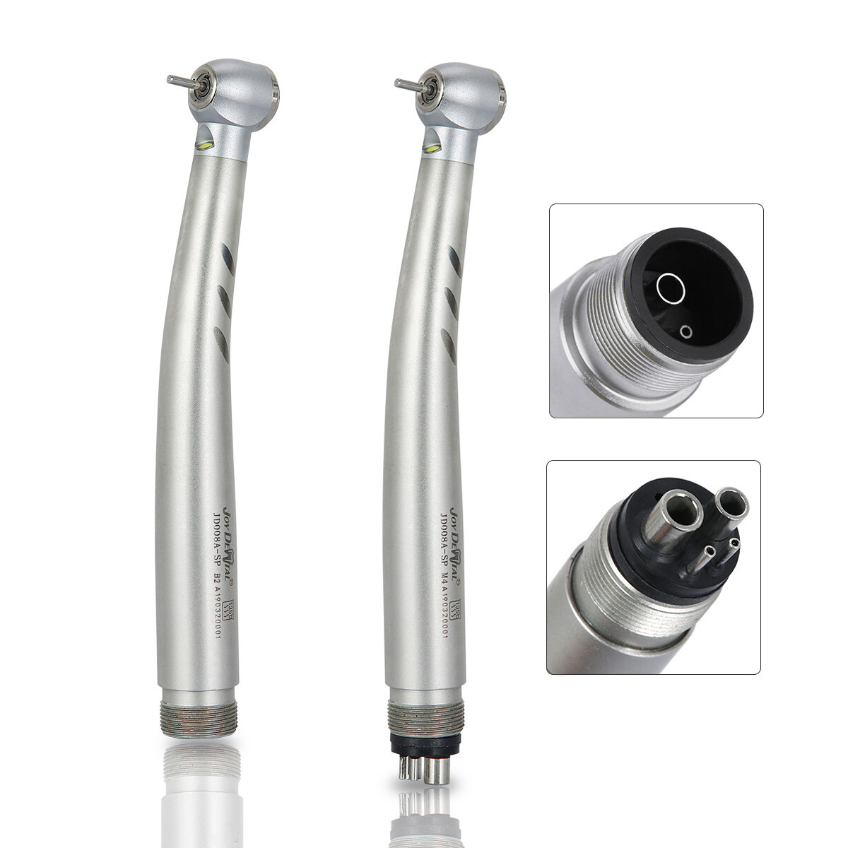 LED High Speed 4 Spray E-generator Handpiece Ceramic Push Button Stainless Body