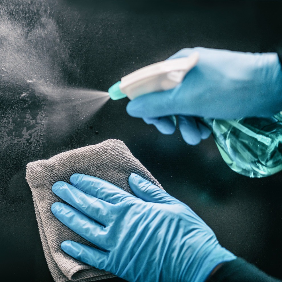 GP Craft Blue Nitrile Gloves Food Safe Latex-Free Disposable 100 Count