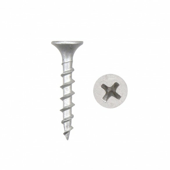 Phillips Bugle Head Coarse Thread Exterior wood/Deck Screws – Dacrotized 1″ – 6″