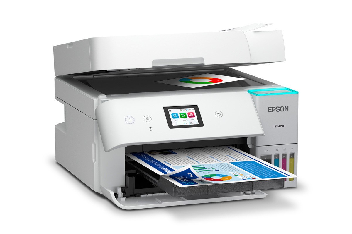 Epson ET-4958 EcoTank Wireless All-in-One Color Supertank Printer, C11CL40203