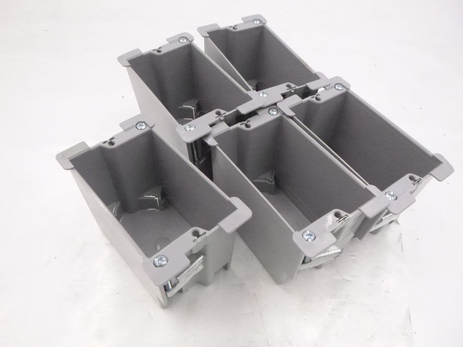 5 PACK S118W 1-Gang Old Work Switch/Outlet Box 3.75 x 2.25 x 3.03 Inch