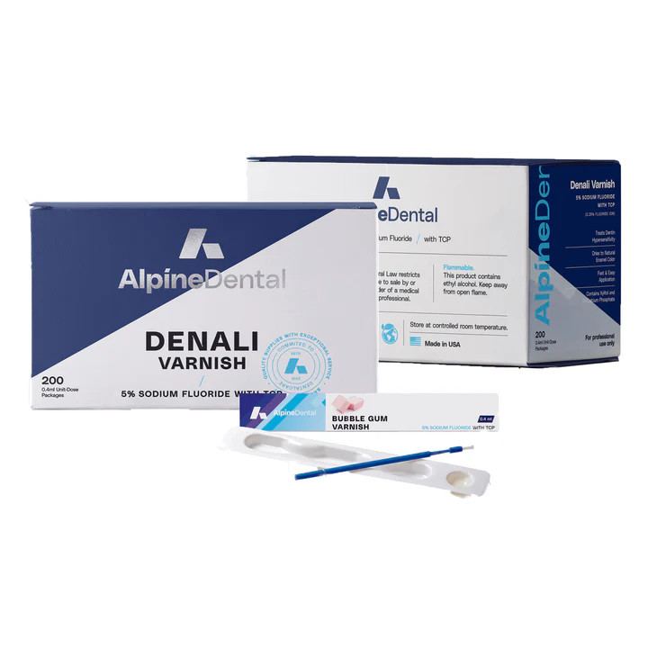 DENALI Sodium Fluoride Varnish With TPC – Bubblegum 200 pack