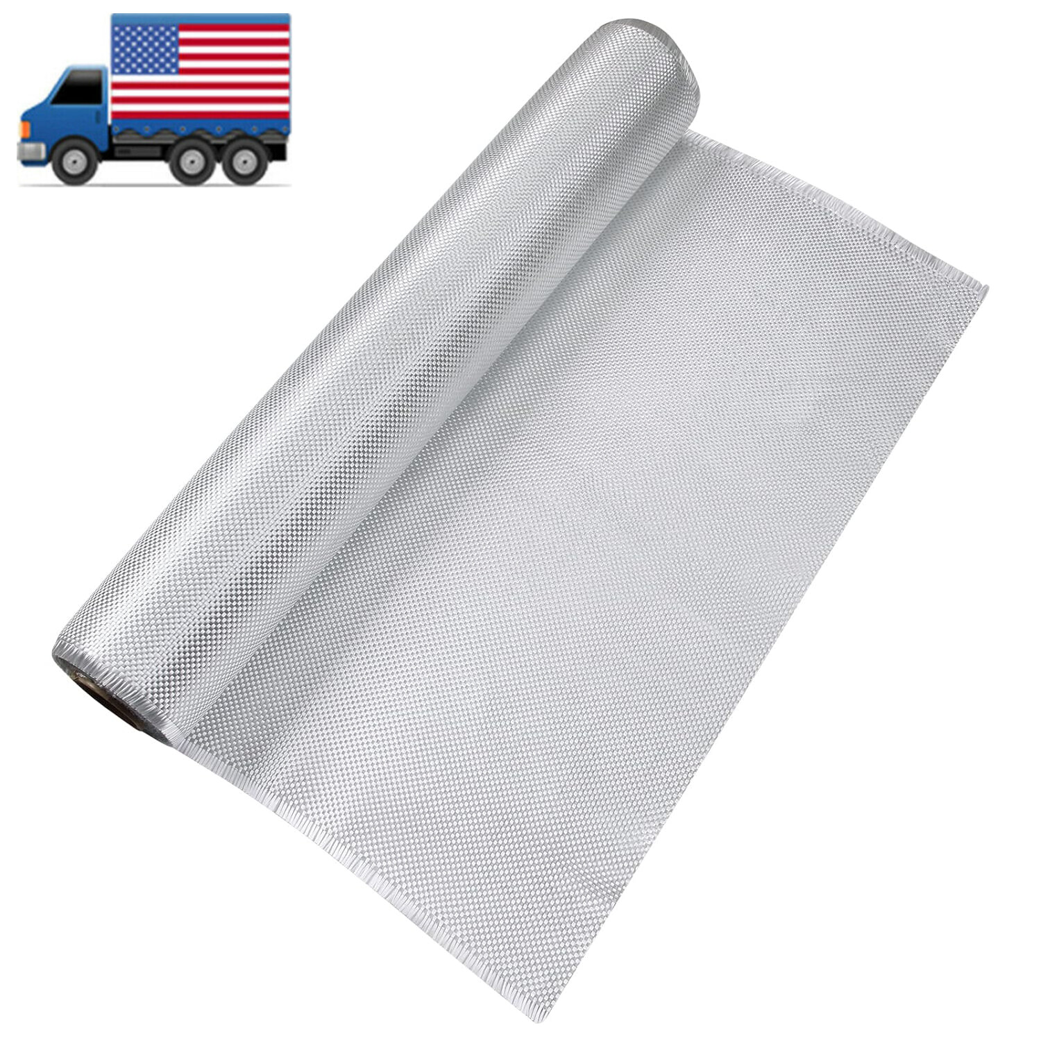 Fiberglass Fabric Cloth Mesh, 6oz X 50″ X 12Ft for Repairing Auto Pools Hot Tubs