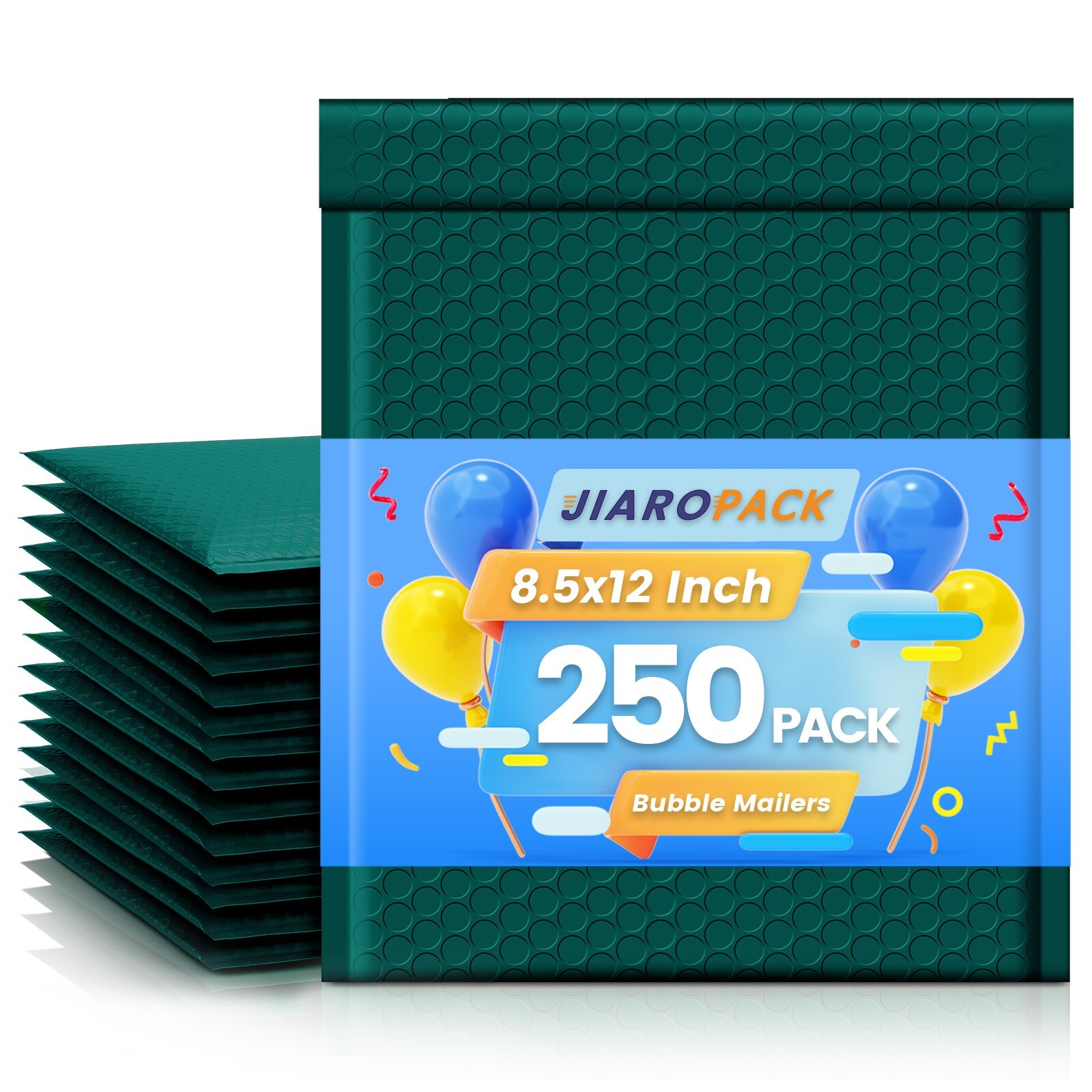 250x Bubble Mailers Padded Envelopes Mailing Bags Bulk 8.5×12″ #2 Forest Green