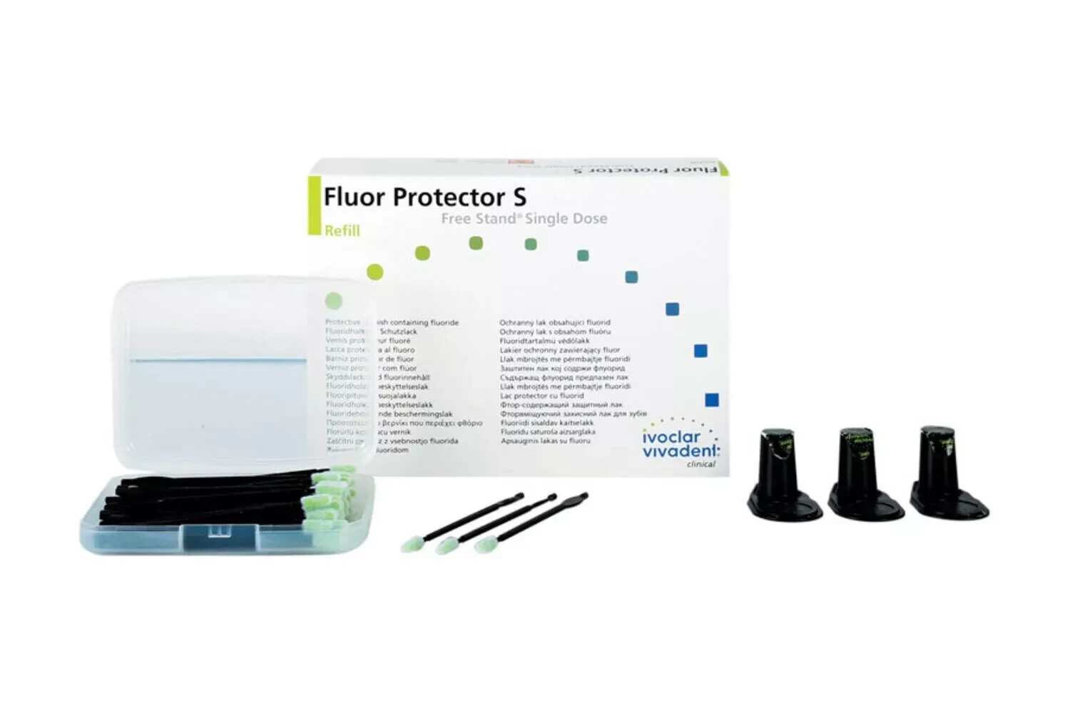 Ivoclar Fluor Protector S Protective Varnish with Fluoride 20×0.26g Ref 639522