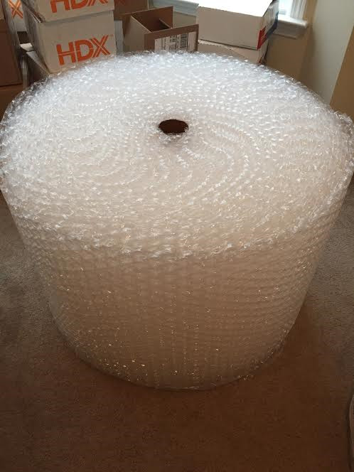 1/2″ Large Bubble Cushioning Wrap Padding Roll 125 ‘x 24″ Wide Perf 12″ 125FT