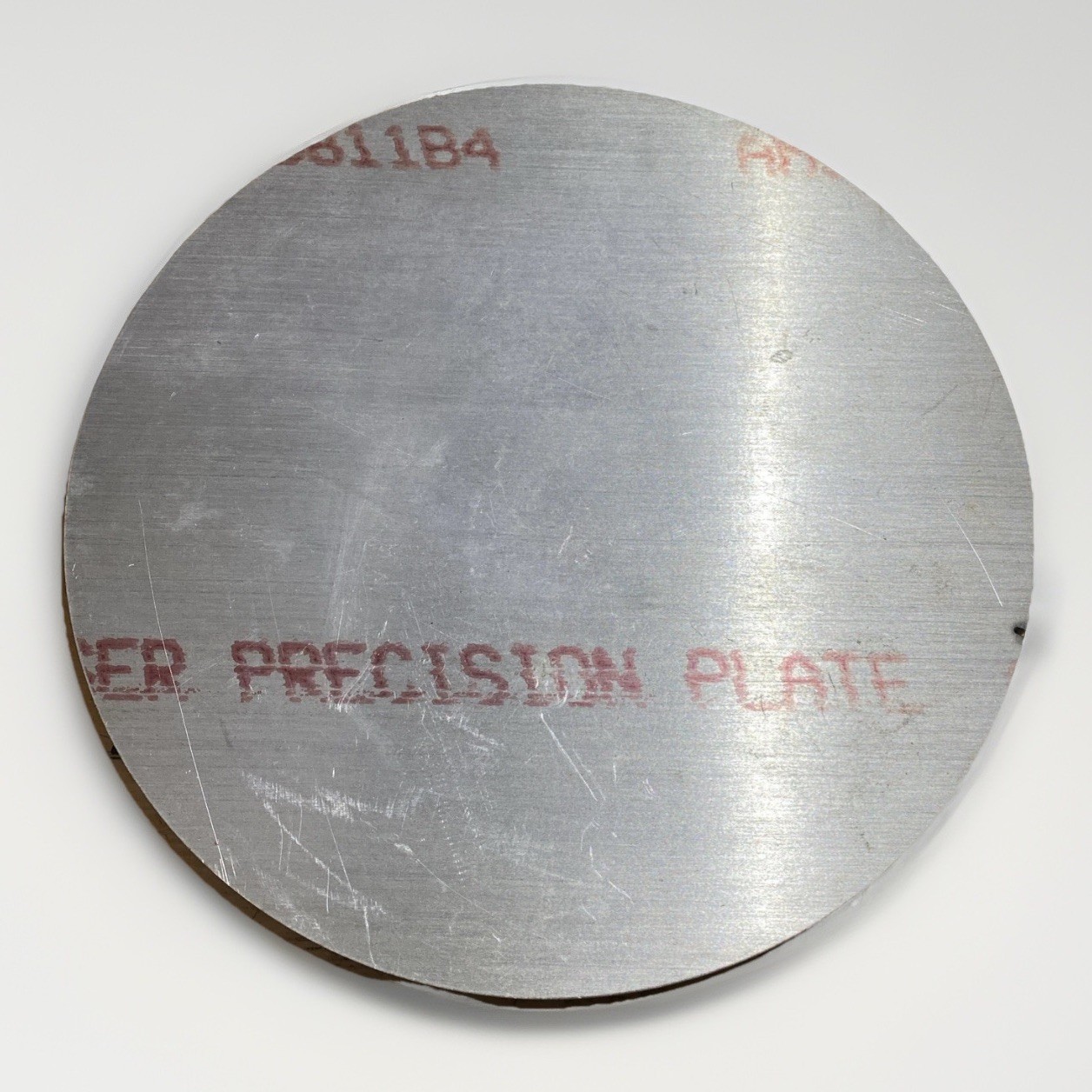 3/8” (.375”) Thick Disc 9 5/8″ Diameter Circle Round 6061 Aluminum Waterjet Cut