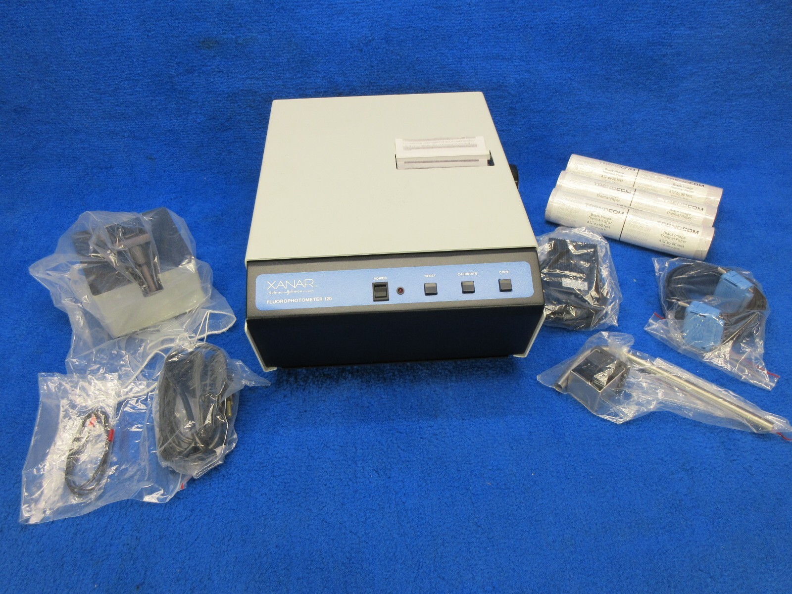 XANAR Fluorophotometer 120 Johnson & Johnson – looks unused in original crate!