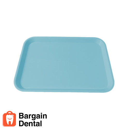 Dental Instrument Flat Setup Trays Size B Blue (5 Trays)