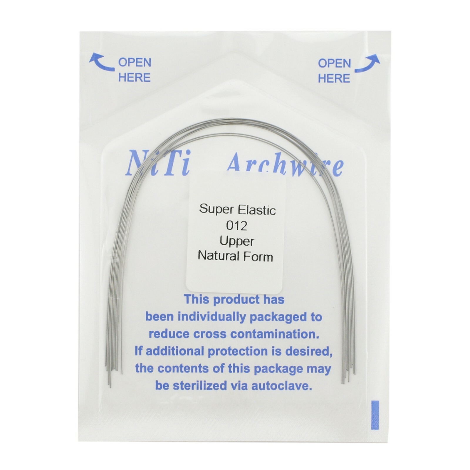 Dental Orthodontic Round Form Niti Natural Arch Elastic Wires Upper Lower 12 20