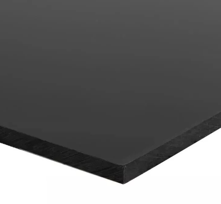 High Density Plastic Sheet Polyethylene Black 1/4″ Thick x 24″ L X 12 in W HDPE