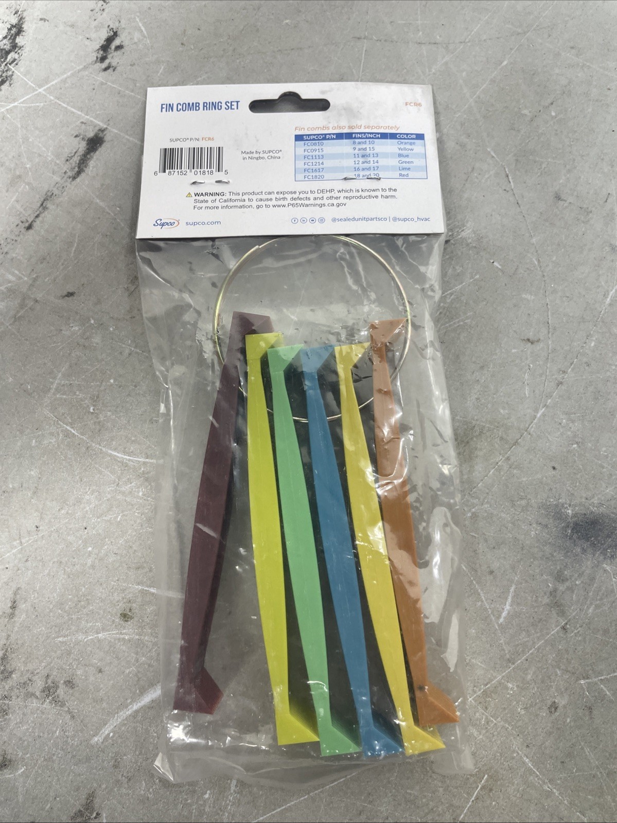 FCR6 SUPCO Air Conditioner Fin Comb Set Straighten Evaporator Condensor Coils