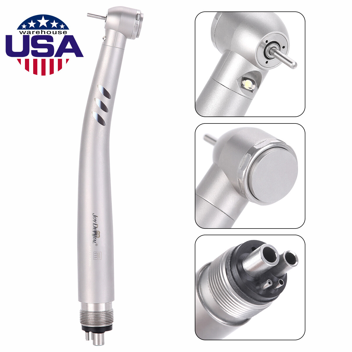 Dental Fiber Optic LED E-generator high speed handpiece Turbine 2Hole/4Hole